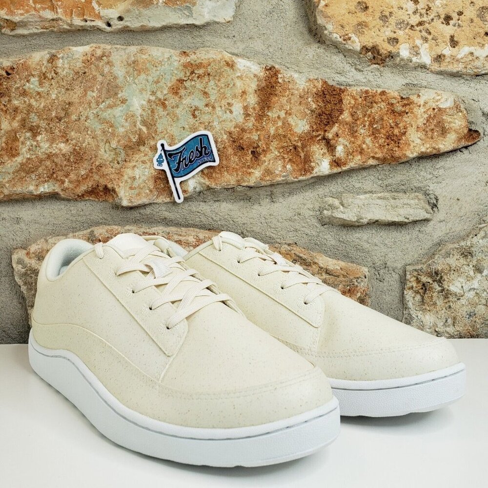 Allbirds Plant Pacers Shoes Natural White Leather Sneakers Men's Size 12 NEW